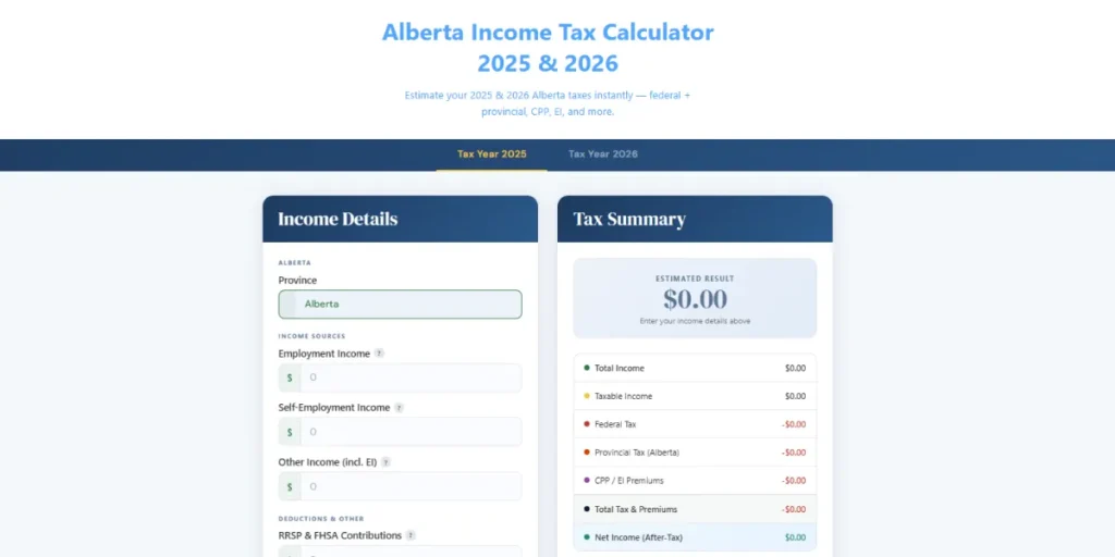 Alberta Income Tax Rates 2025