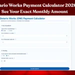 Ontario Works Payment Calculator 2026 Canadacalculators.ca