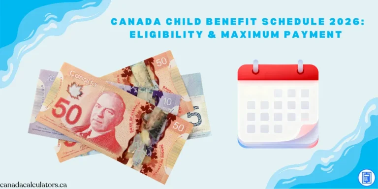 Canada Child Benefit Payment Dates 2026 canadacalculators.ca