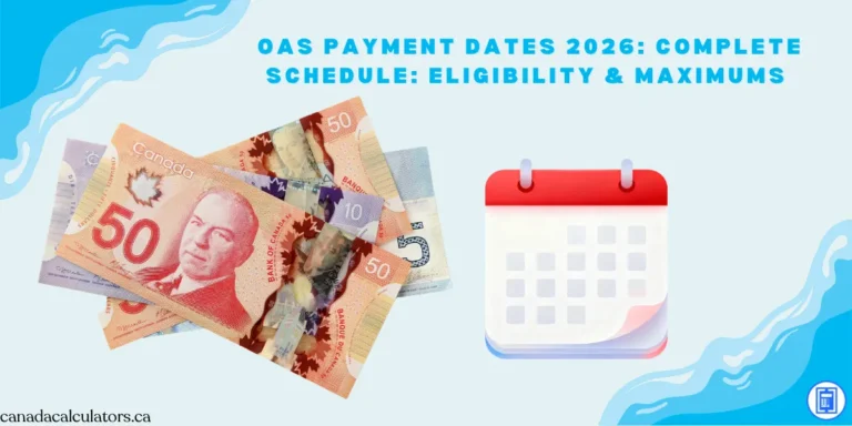 OAS Payment Dates 2026 canadacalculators.ca