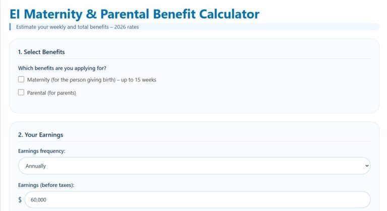 EI Maternity and Parental benefits