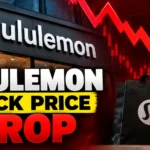 lululemon stock price drop