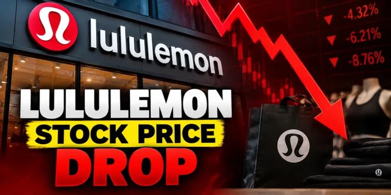 lululemon stock price drop